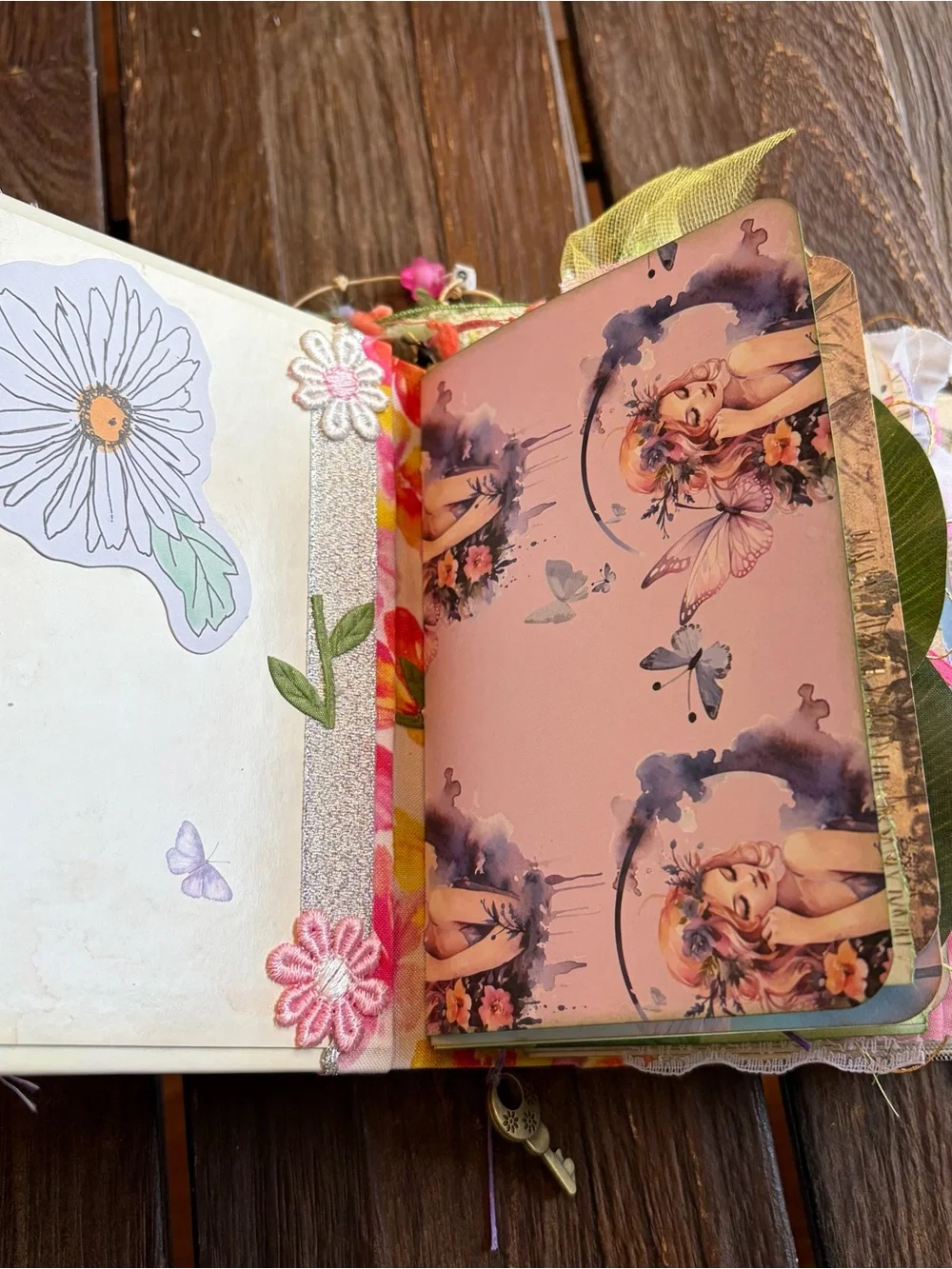 Fairy Junk Journal Small Anne Geddes Fairy Album Made Into Journal Hardcover